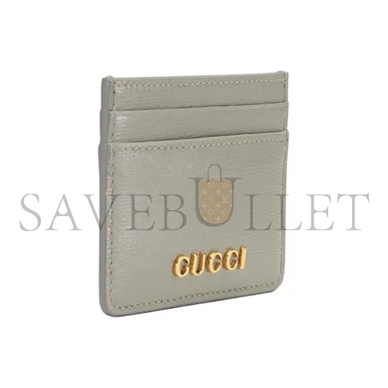 GUCCI CARD CASE WITH GUCCI SCRIPT 773428 (10*7cm)